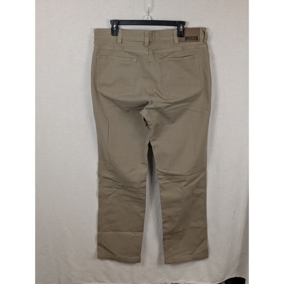 Duluth Trading Co Flex Fire Hose Relaxed Fit Pants Khaki Men's Size 36x34 - Picture 6 of 12